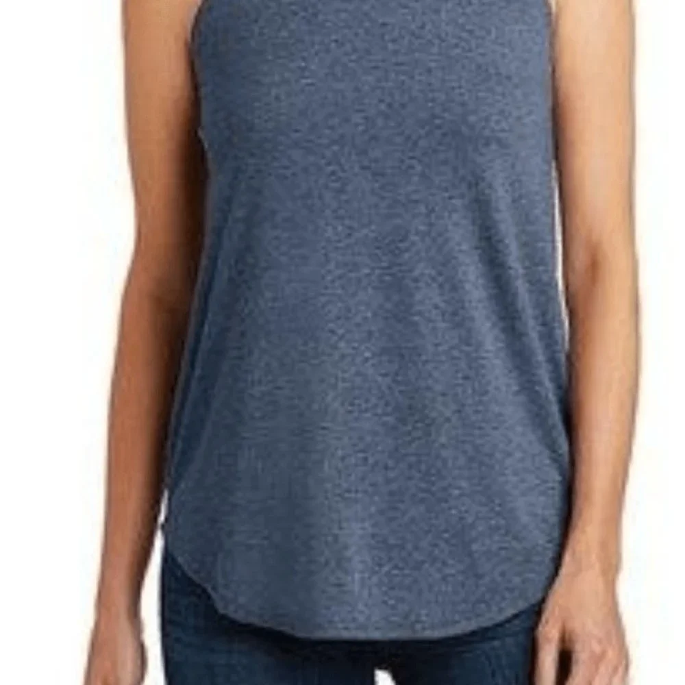 Navy Tri Rocker Tank - Picture 2 of 2